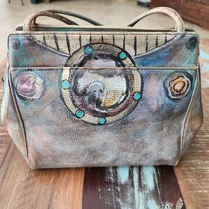 Artistic Leather Handbag